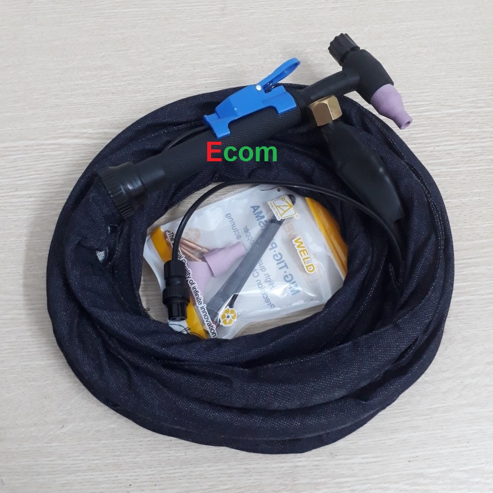 Bộ dây hàn tig QQ150 điện khí riêng 4m và 8m