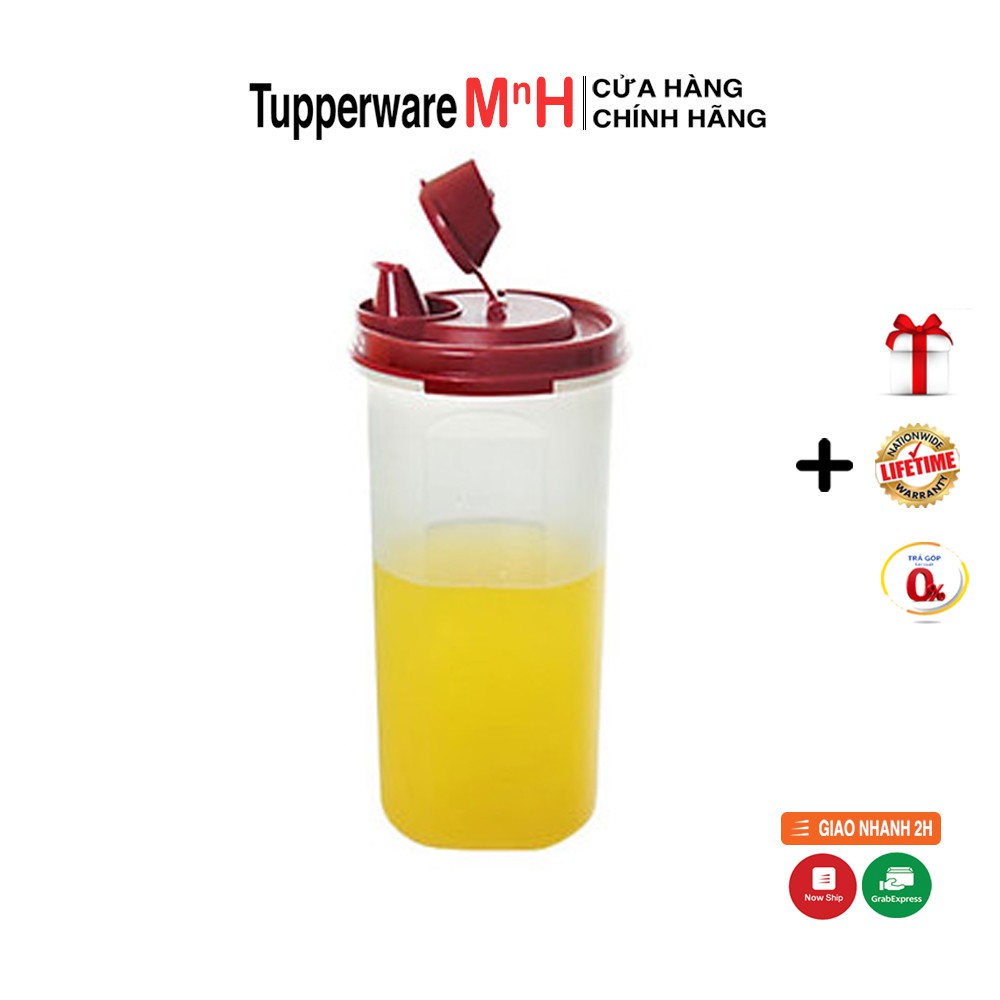 Bình dầu  Stor N Pour tupperware - Đựng dầu ăn, nước mắm, mật ong,...không lo bị côn trùng xâm nhập