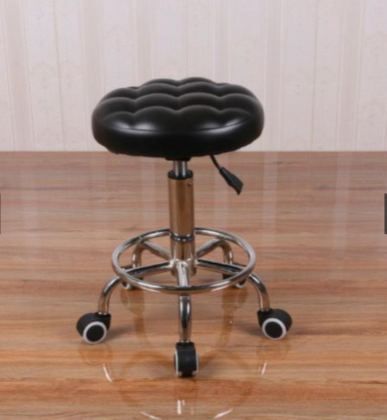 Ghế Xoay Inox Cho Spa Da Đen - Ghế Mặt Múi