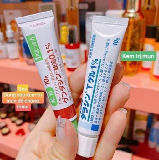 CẶP ĐÔI TRỊ MỤN, MỜ SẸO Gentacin Nhật Bản Chính hãng