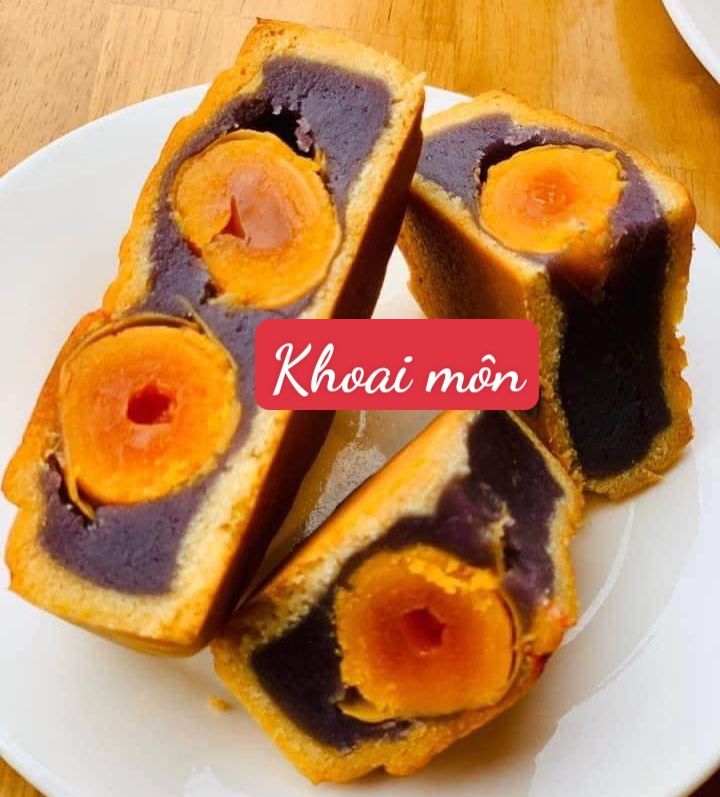 Bánh trung thu KHOAI MÔN (2 trứng 200gram) Tân Dân Lợi