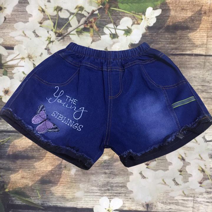 [HCM]Quần sọt jean bé gái chất liệu thoáng mát xu hướng thời trang (18-28Kg)