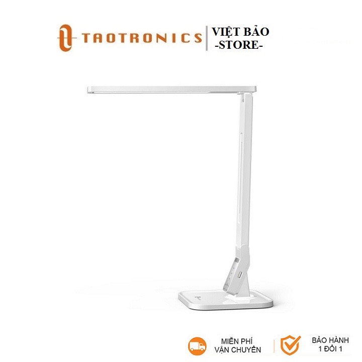 Đèn học chống cận TaoTronics TT-DL02 đèn led 14W,  4 chế độ ánh sáng, 5 mức sáng,  tích hợp cổng  USB  cho sạc điện thoại
