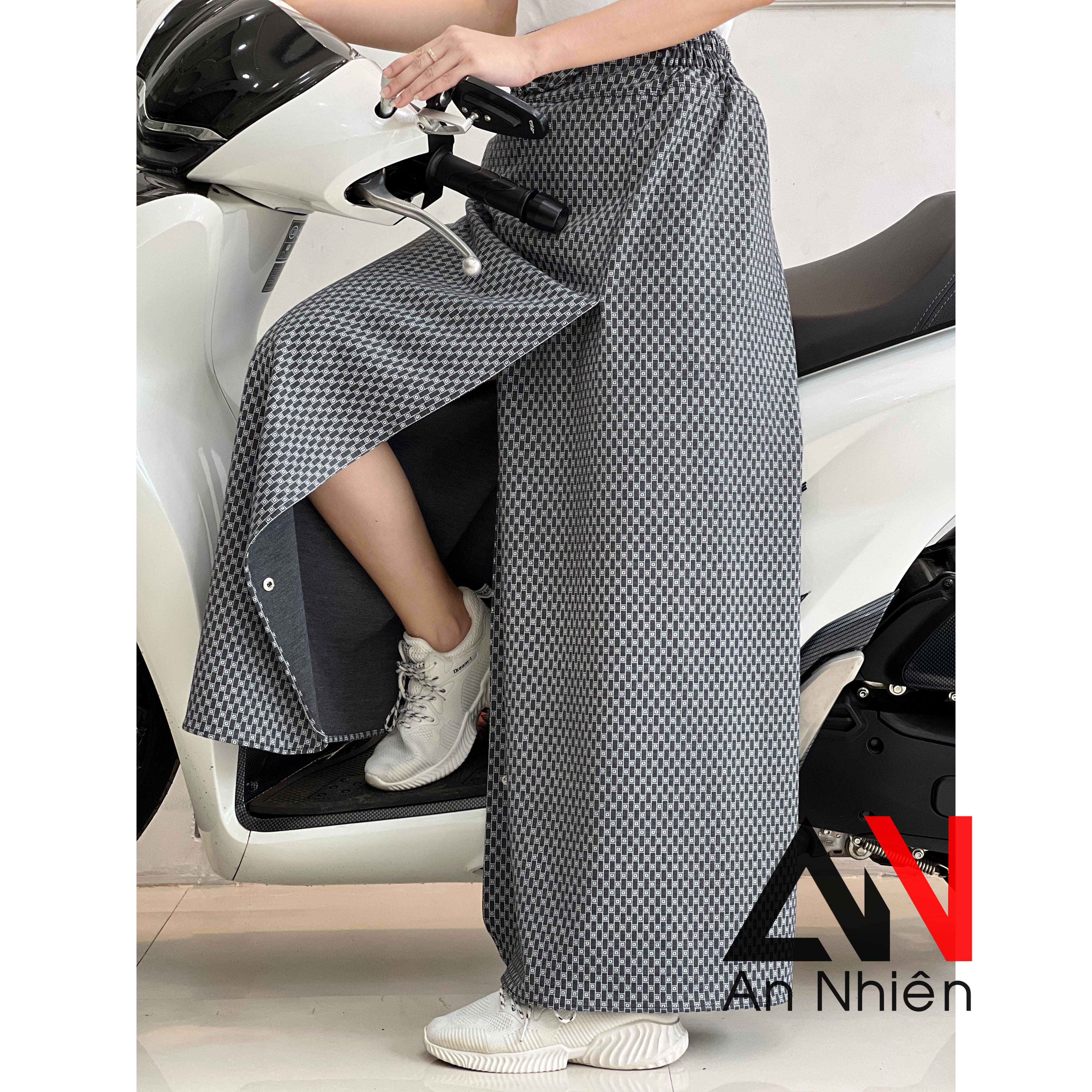 được chọn mẫu-váy chống nắng xẻ tà có nút bấm