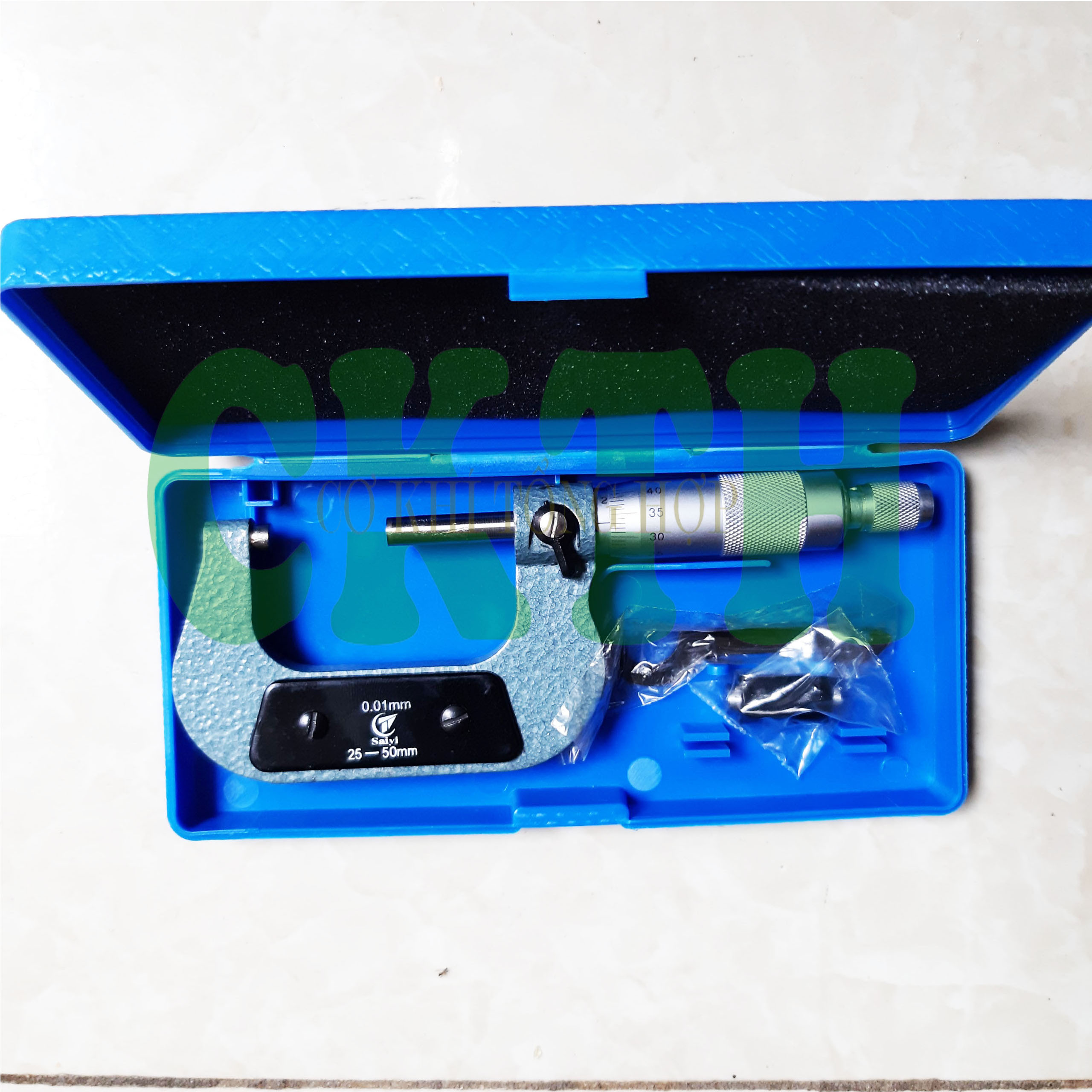 Thước Panme Cơ Khí, Thước Panme Đo Ngoài 25 - 50mm(Loại Đẹp)