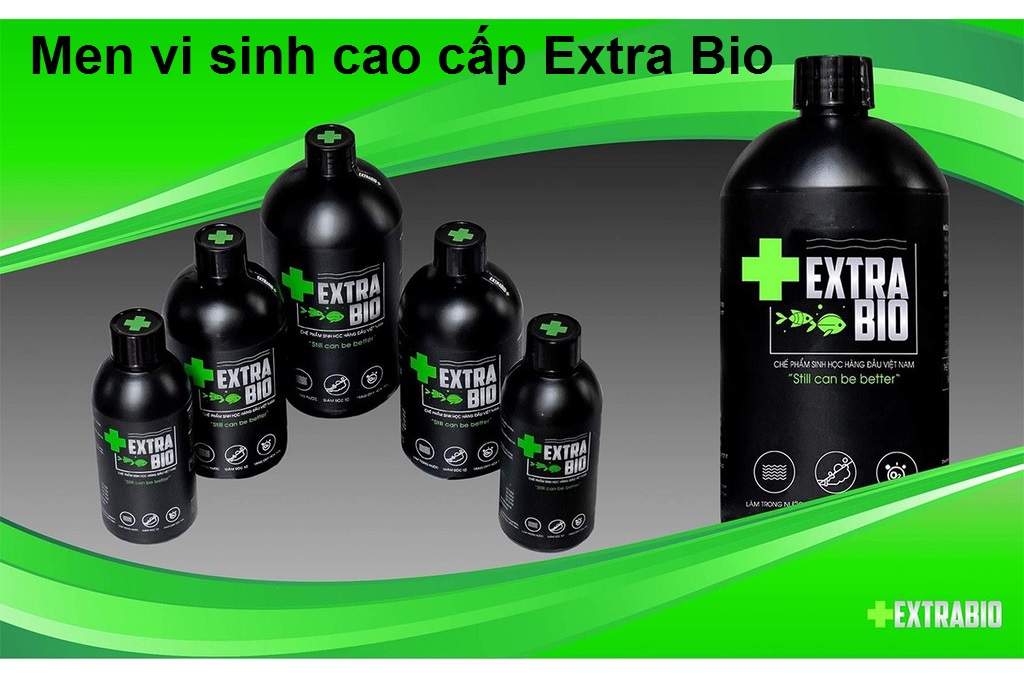 Men vi sinh cao cấp extra bio chai 125-250-500-1000ml, dùng cho hồ cá.