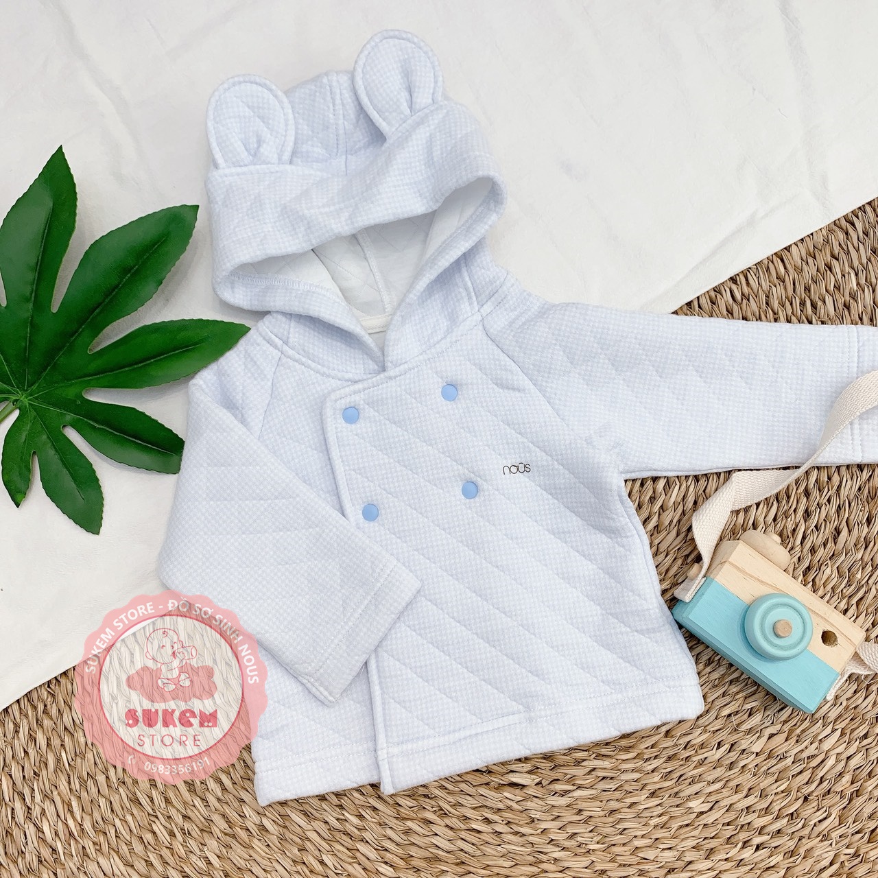 Áo khoác nous mới nhất thu đông 2020-xanh zigzag - Sukem Shop