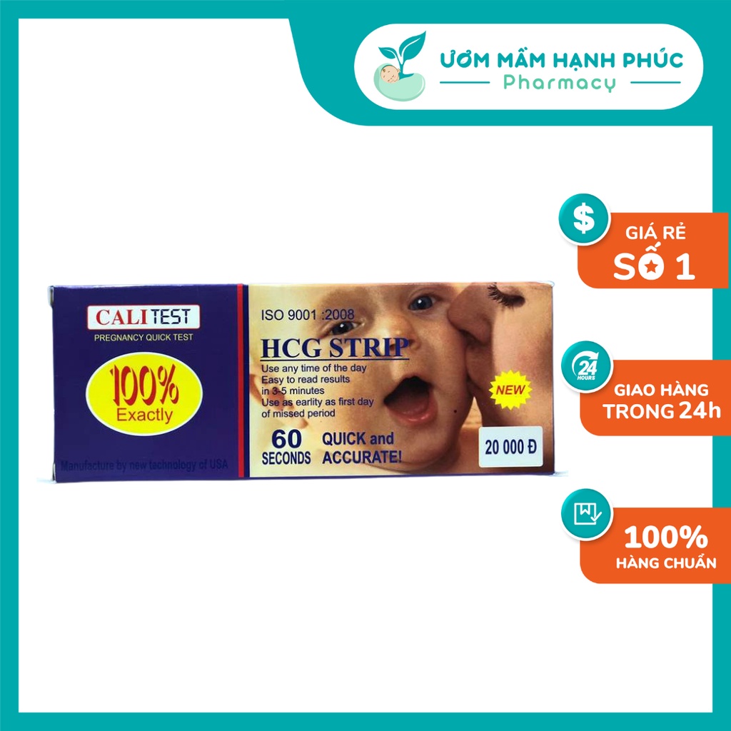Que thử thai chính xác nhanh gọn cali test