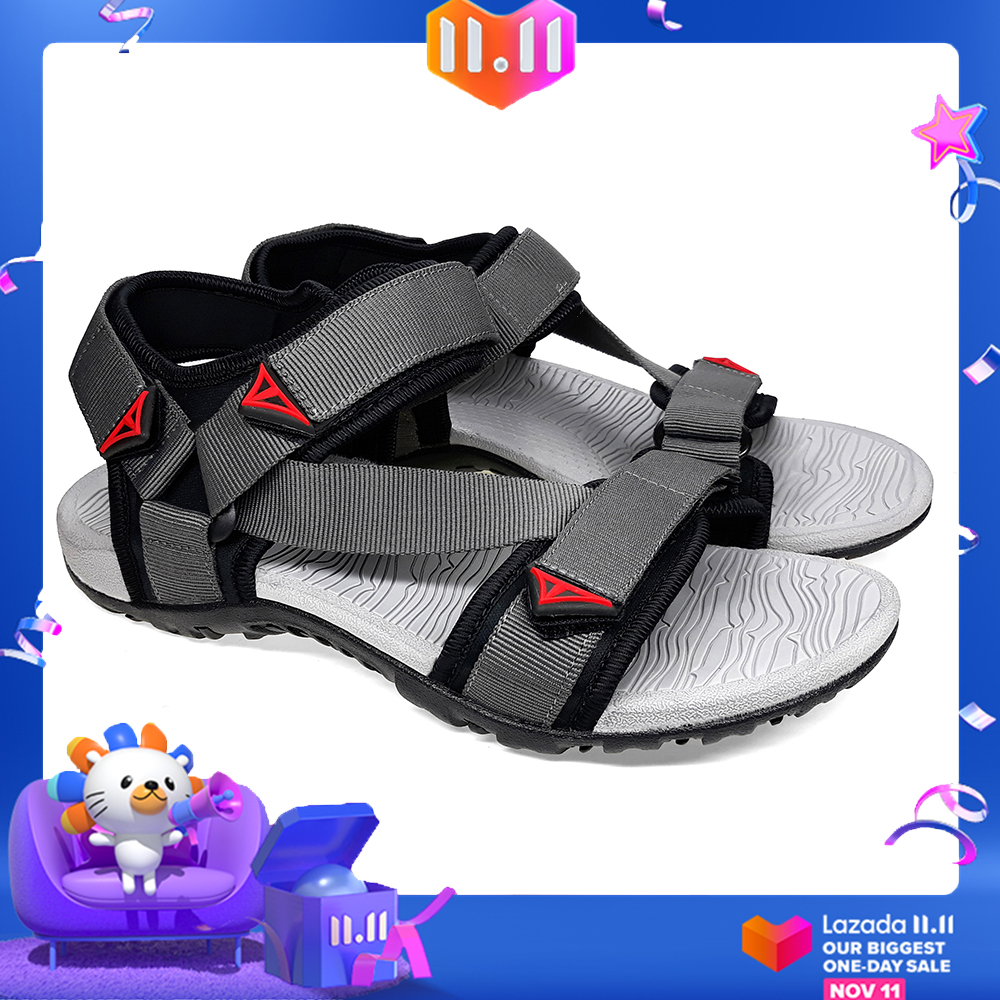 [Fullbox] Giày sandal nam chính hãng Việt Thủy quai chéo xám - VT17