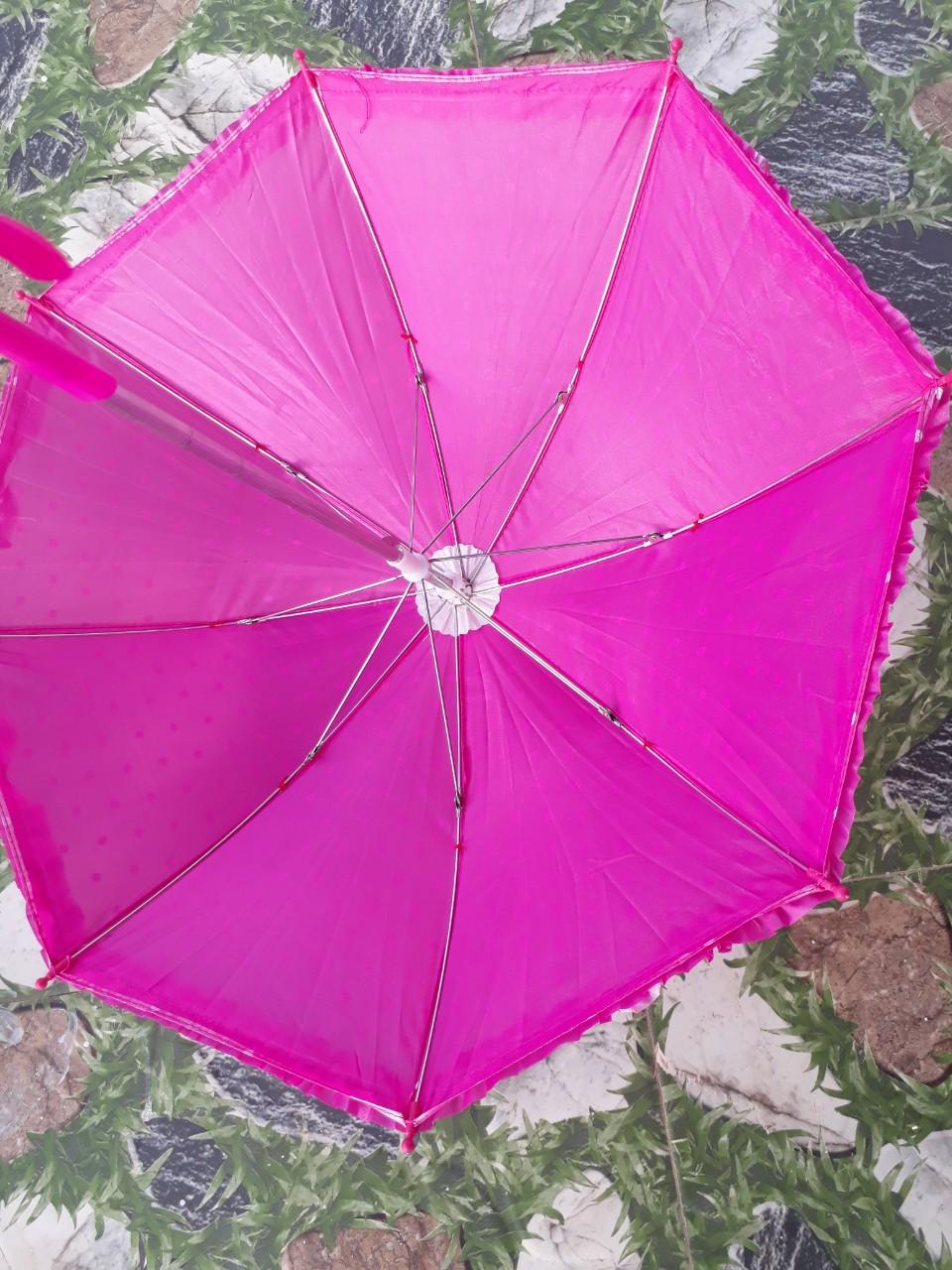 [HCM]Ô Dù Đi Mưa Cho Bé Gái Hình Chấm Bi