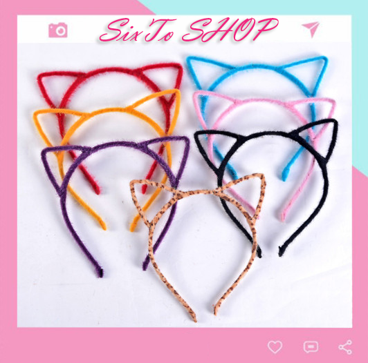 Bờm tai mèo siêu xinh cho nữ - bom tai meo cao cap