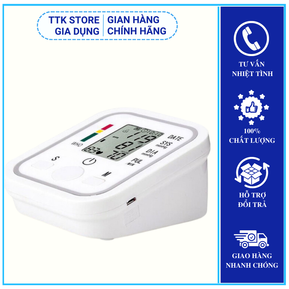 Máy tự động - đo chuẩn xác - công nghệ tự động thông minh - người cao tuổi dễ sử dụng - máy đo huyết áp điện tử đeo tay . bảo hành chu đáo