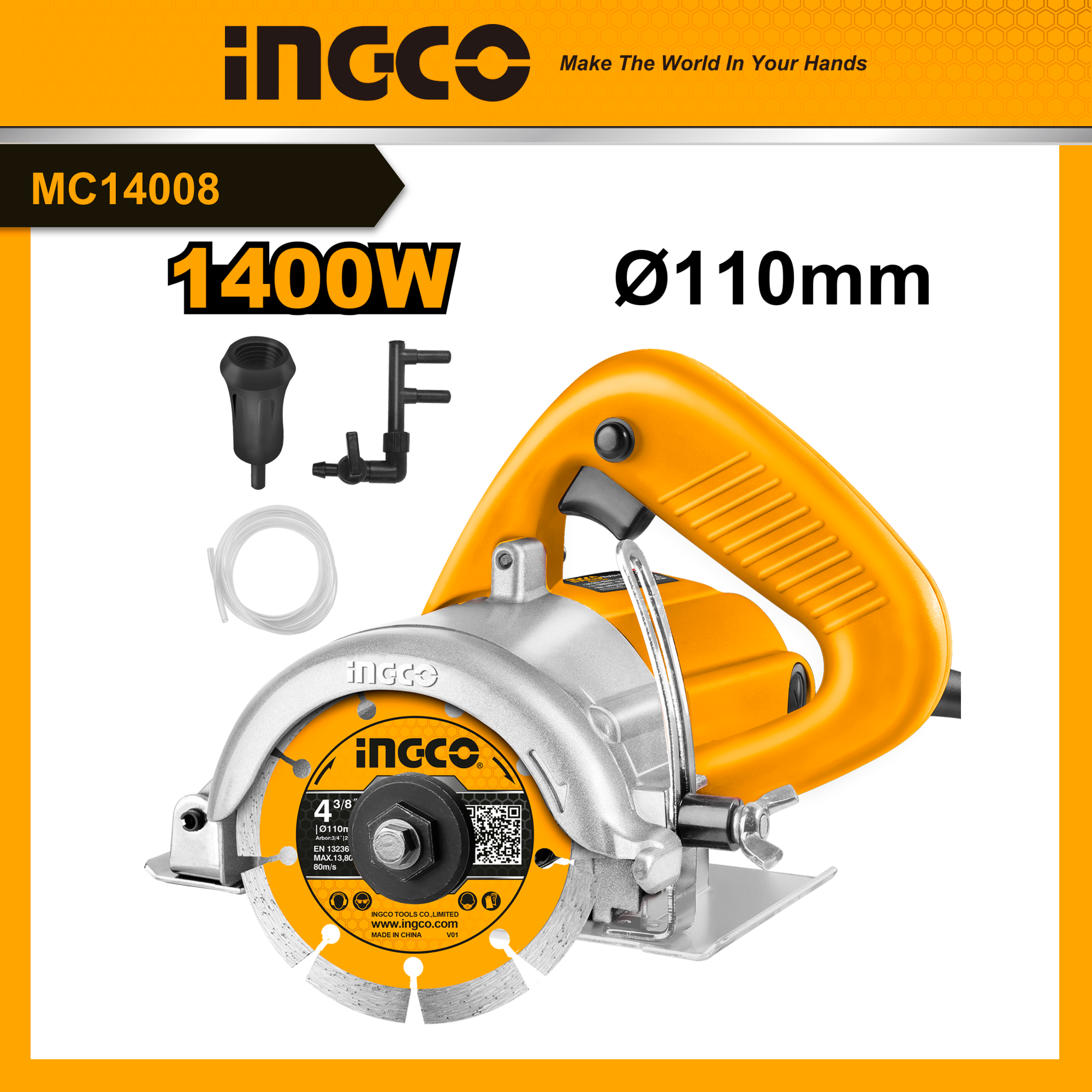 INGCO MC14008 Máy cắt đá granite