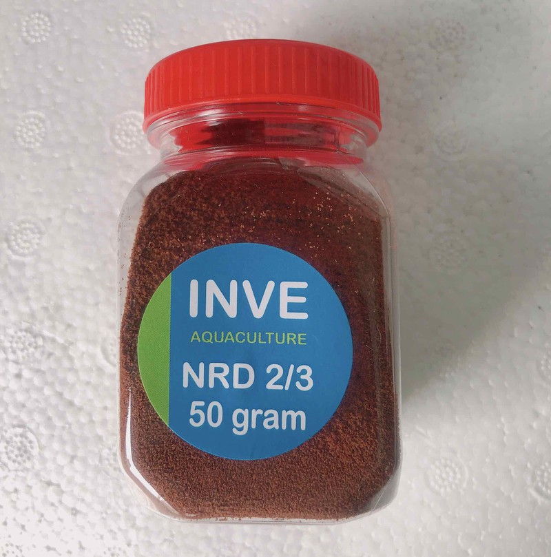 Cám Thái INVE 2/3 hủ 50g - thức ăn cho cá bột mới đẻ - Hàng Công Ty