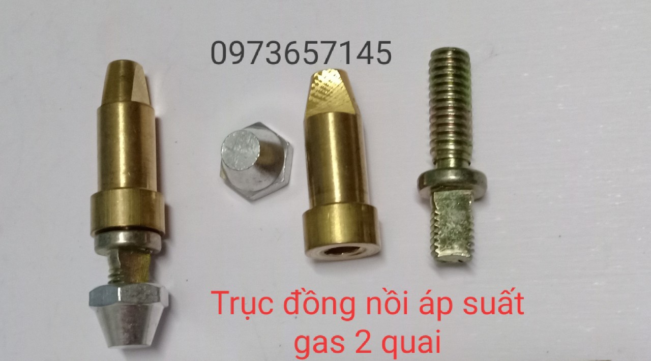 Phụ kiện nồi áp suất- Trục đồng nồi áp suất ga 2 tay cầm