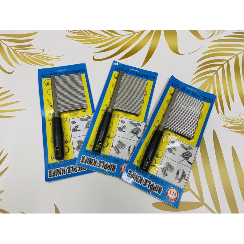 Dao Răng Cưa Lượn Sóng Inox Cắt Rau Củ Cho Bé Ăn Blw (Bé Ăn Tự Chỉ Huy)