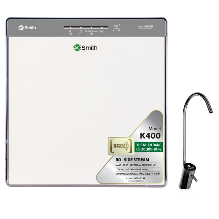 Máy lọc nước ao smith k400