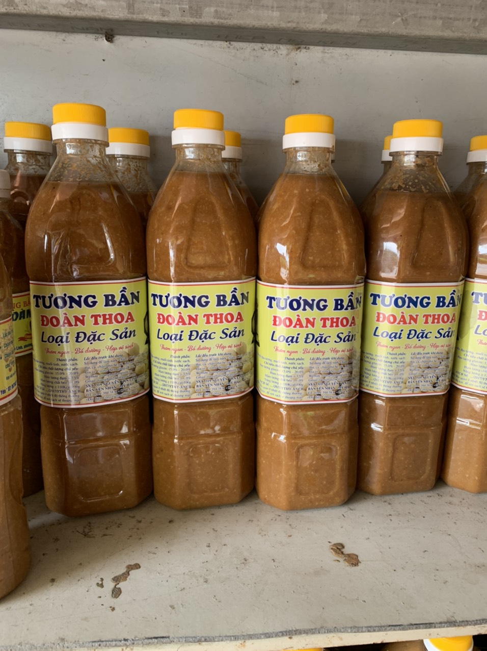 Tương Bần đặc sản Hưng Yên chính gốc Bần Yên Nhân, màu vàng, sánh mịn, thơm ngon đậm đà, đặc sản - Chai 1000ml