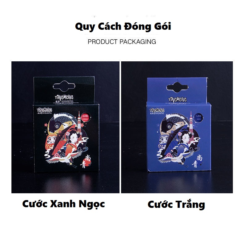 [Giá Siêu KM Cho Chỉ 20 Khách Tiếp Theo] Cước Câu Cá YingMeng Chính Hãng Nhật Bản Siêu Bền Tàng Hình Chuyên Làm Trục Thẻo Câu Đài - ĐỒ CÂU 24H- Chuyên câu đơn, câu đài, câu tay, câu lure....