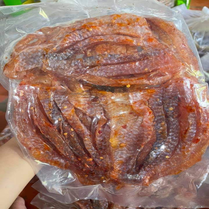Freeship] Dùng thử 10g Khô Cá diêu hồng ướp lạc vừa ăn bao không mặn, không cần ngâm nước,cá tươi ngon, Khô Thoại Sơn