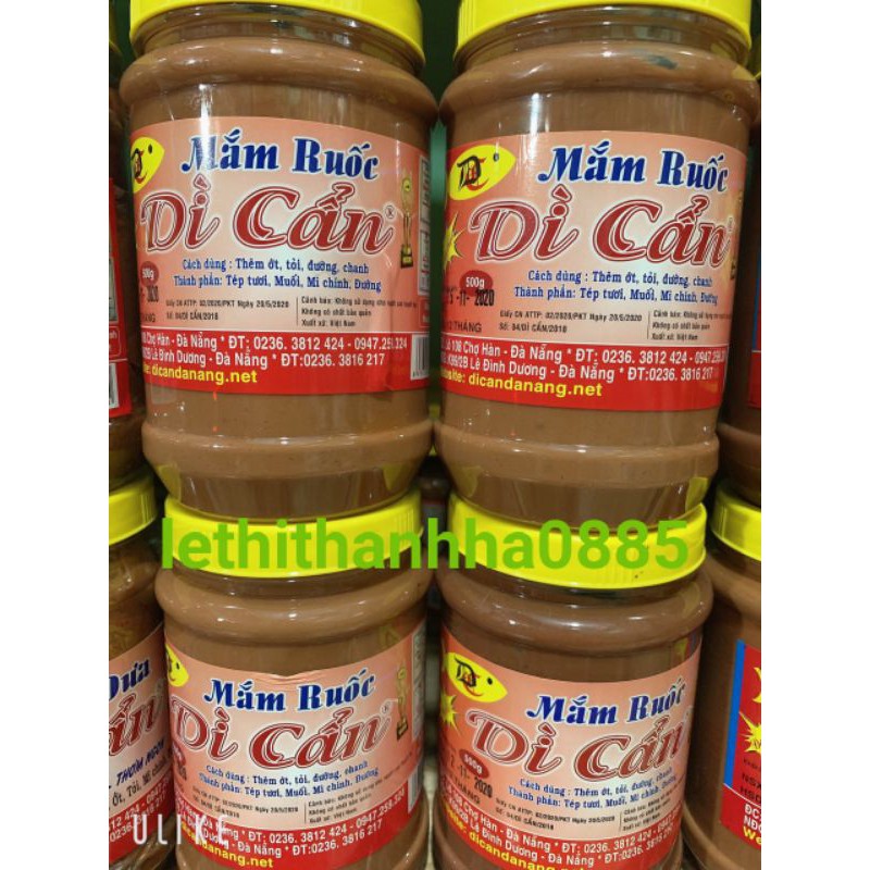 1 hũ mắm ruốc dì cẩn 500gr