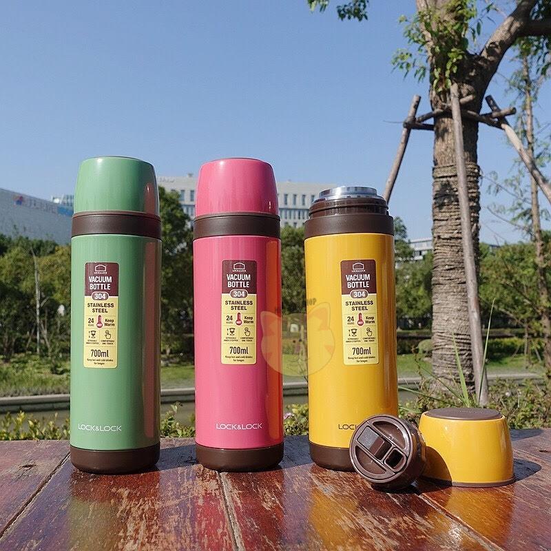 Bình giữ nhiệt lock&lock colorful vacuum bottle 700ml lhc1448