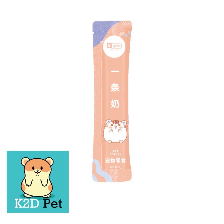[Hoàn tiền 10%]Gel dinh dưỡng Yee cho Hamster, Guinea Pig (bọ ú, chuột lang), thỏ, sóc, chinchilla Loại Sữa Dê (Túi 10gr)