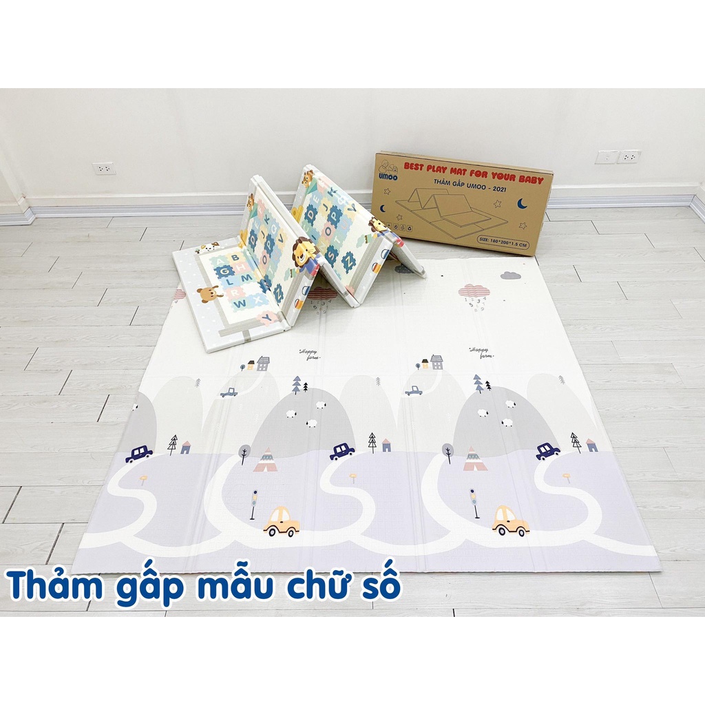 Thảm xốp xpe phủ silicon cao cấp umoo siêu dày