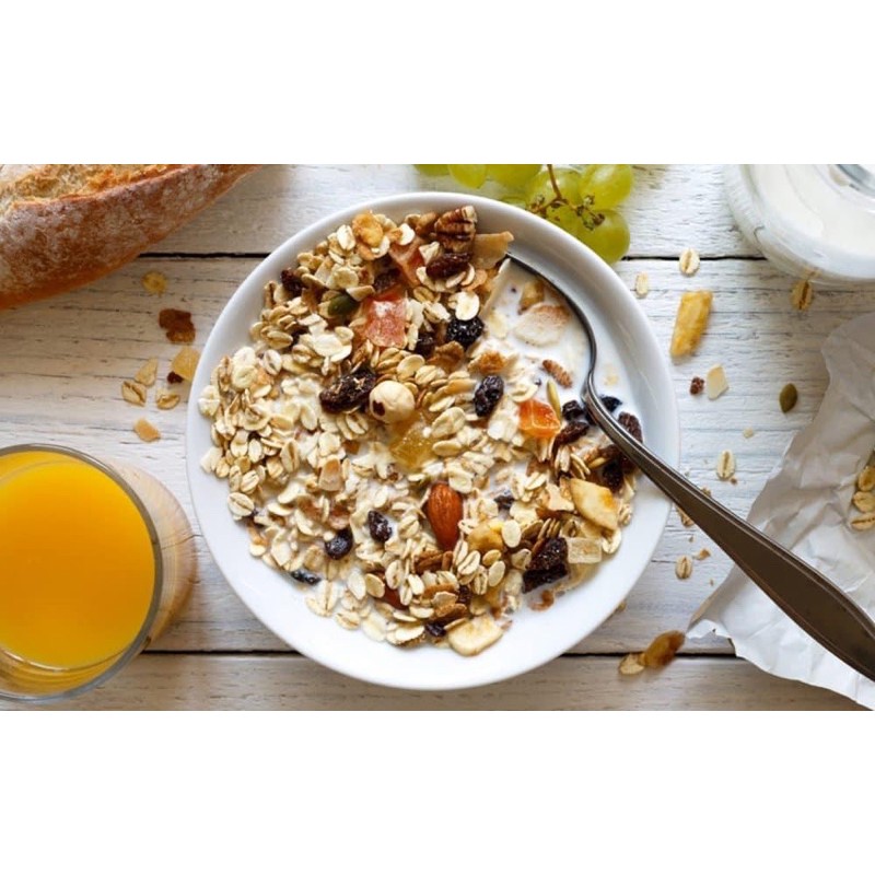 Ngũ cốc Granola vị mật ong, trà xanh, socola, Đặc Sản Ngon Lạ Đà Lạt