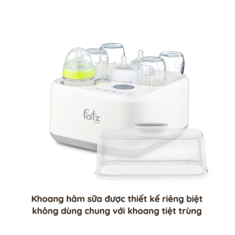 Máy tiệt trùng sấy khô thông minh tích hợp hâm sữa điện tử Fatz Baby CAPTAIN 1 FB4320SJ