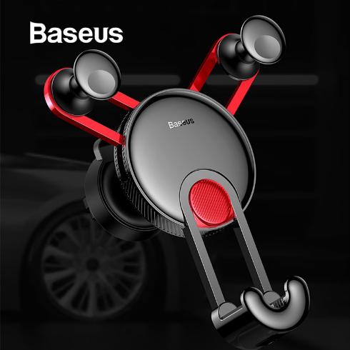 Giá đỡ điên thoại trên xe ô tô Baseus với chân sạc usb và lightnng cho iphone - Phân phối bởi Baseus Vietnam