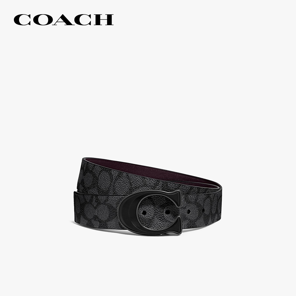 Coach - thắt lưng nam bản vừa signature buckle 76428-fda
