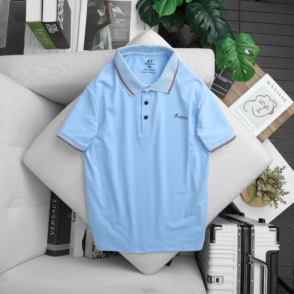 Áo thun polo cho bé trai bé gái, áo thun cổ trụ, áo đi học chất liệu thun cotton mềm mịn thoáng mát co giản 4 chiều - 2