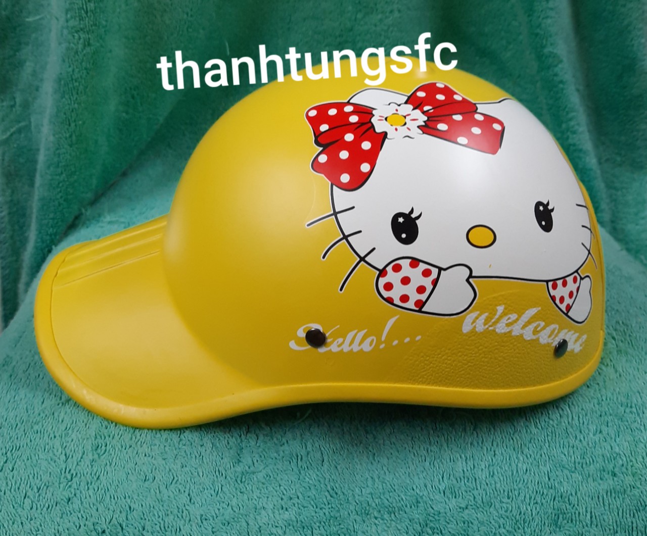 Nón bảo hiểm dành cho nữ, nón bảo hiểm thời trang hellokitty siêu xinh, có 4 màu để lựa chọn, bảo đảm an toàn cho người sử dụng