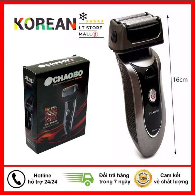 Máy cạo râu chaobo 2 lưỡi 9200 bền đẹp tiện dụng