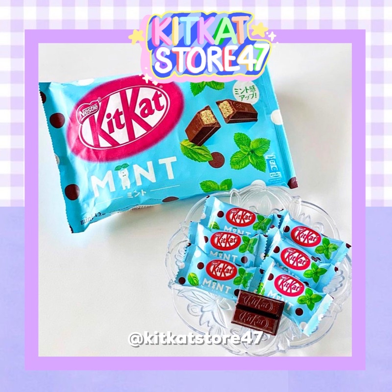 Kitkat socola bạc hà gói 12 thanh của nhật bản