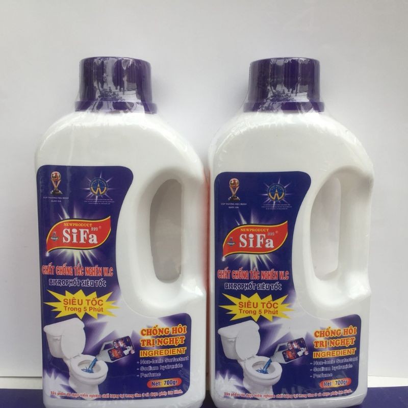 Thông tắc bồn cầu sifa Siêu Tốc