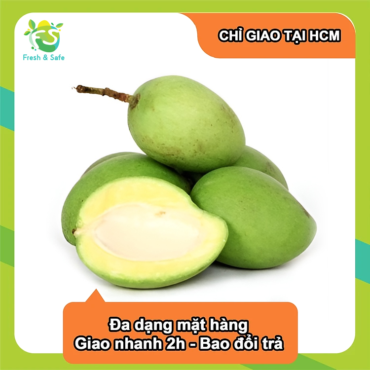 [Chỉ Giao HCM] Xoài Xanh Tứ Quý - 3kg (sỉ)