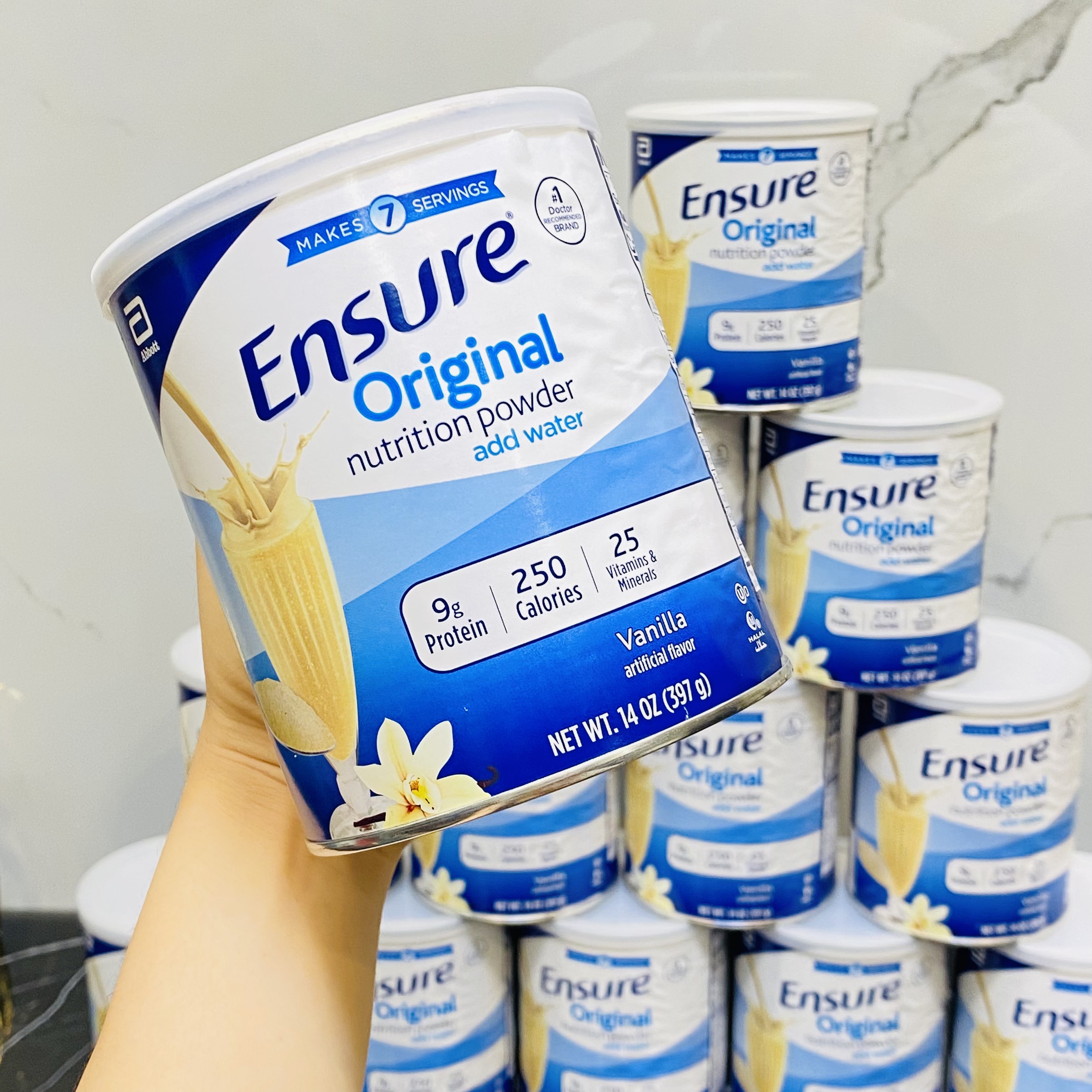 Sữa ensure mỹ 397gr vanilla