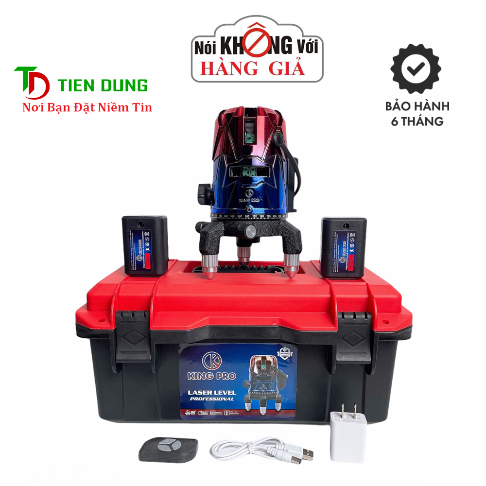 M&aacute;y c&acirc;n bằng laser 5 tia xanh kingpro si&ecirc;u s&aacute;ng - h&agrave;ng cao cấp