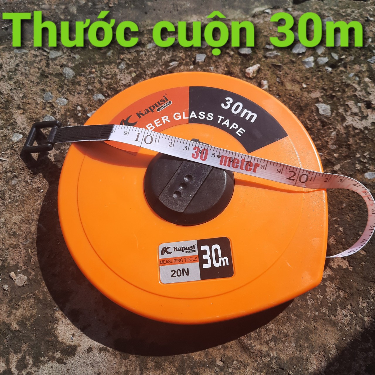 Thước dây cuộn cao cấp kapusi 30m công nghệ chuẩn nhật