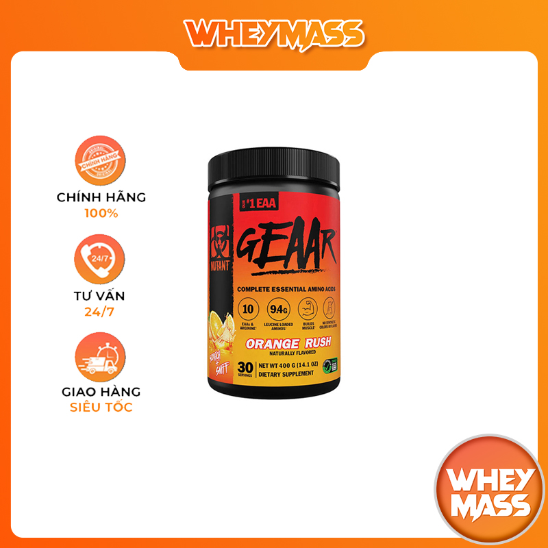 Thực Phẩm Giúp Hồi Phục Tăng Cơ Bắp MUTANT GEAAR 30 lần dùng