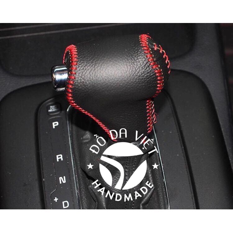 Bọc cần số, phanh tay kia k3, sorento, cerato, optima số tự động da bò thật