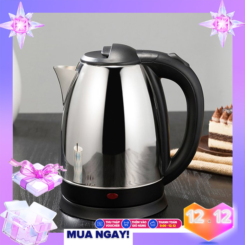 [HCM][FREESHIP - GIÁ SỈ]   Ấm Siêu Tốc Inox Panasonicc (1.8L) - Công suất cao -Hàng chính hãng -Bảo hàng 1 đổi 1 bởi nhà bán hàng U cant see me