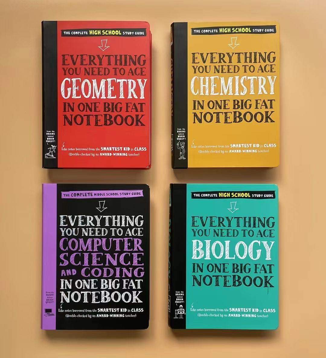 Everything You Need to Ace - BIG FAT NOTEBOOK – Bộ sổ tay hướng dẫn Hóa học - Sinh học - Hình học - Khoa học máy tính, lập trình