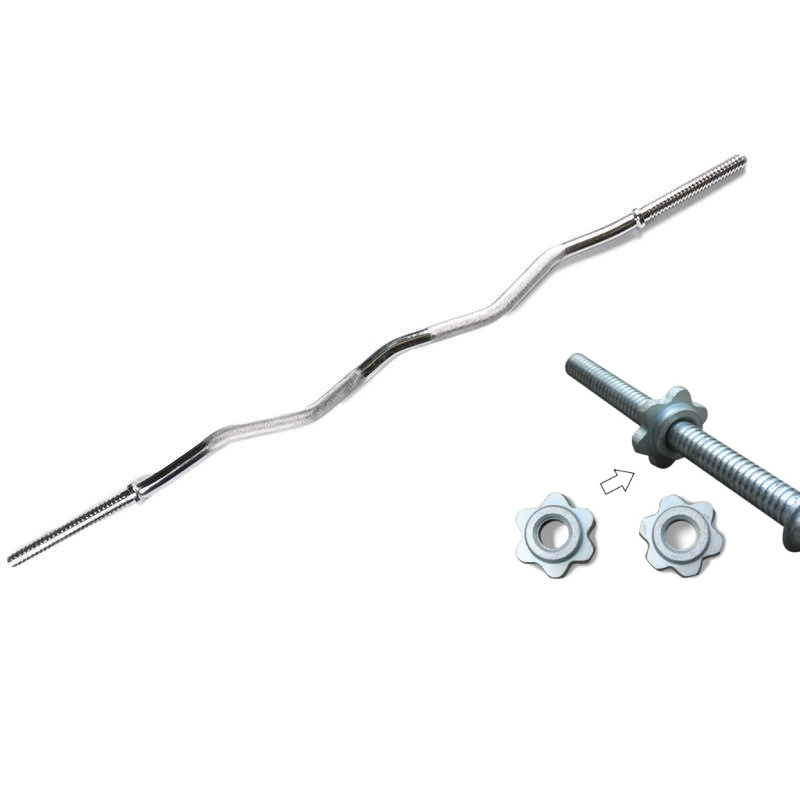 Đòn tạ chữ z dài 1.2m mạ inox sáng bóng