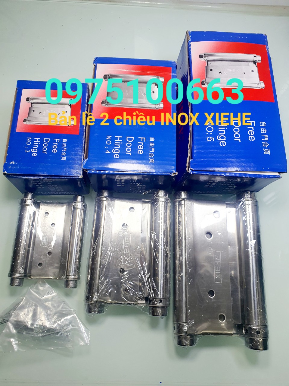 Bản lề tự động 2 chiều inox cao cấp xiehe no3 15 kg, no4 25 kg, no5 35 kg - bộ 2 cái bản lề tự động 2 chiều cao cấp