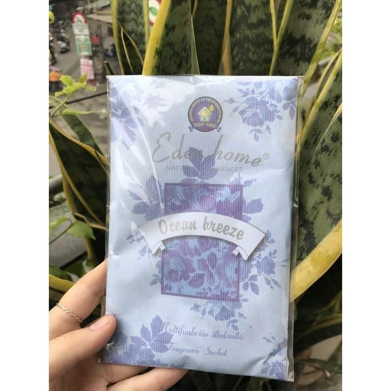 Túi Thơm hương tự nhiên treo phòng ngủ phòng khách Eden Home Ocean mùi hương biển Gói 20G