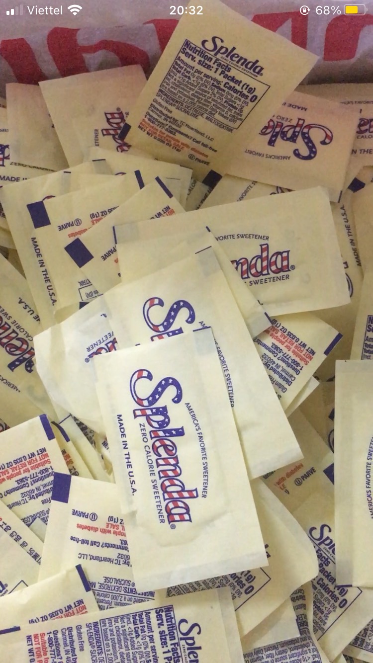 Đường ăn kiêng splenda 0 calo giảm cân