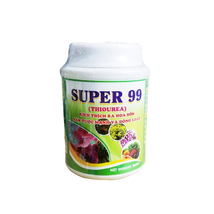 Phân bón vi lượng SUPER 99 THIOUREA kích thích ra hoa sớm đâm tược mạnh đồng loạt 100g